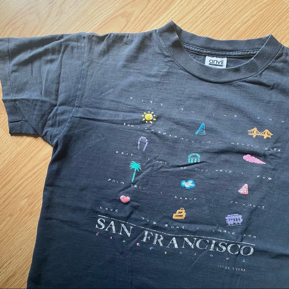 VINTAGE SINGLE STITCH SAN FRANCISCO TEE SHIRT